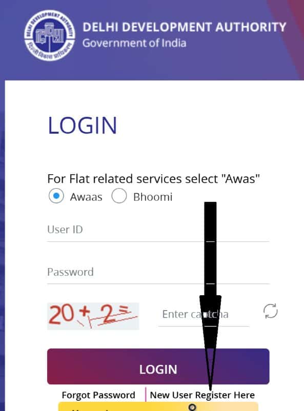 DDA Jan Sadharan Awas Yojana Step 2